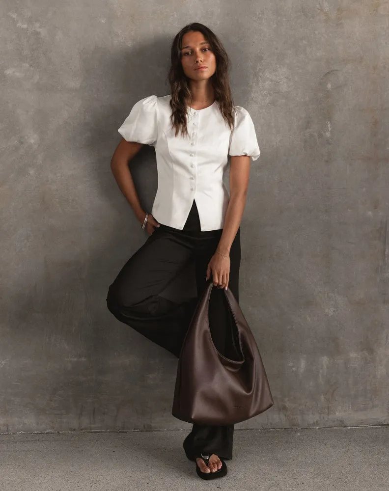 Monaco Shoulder Bag - Chocolate sold by Freez product image thumbnail 4