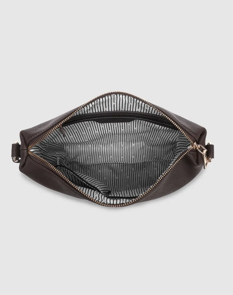 Daisy Stripe Crossbody Bag - Chocolate sold by Freez product image thumbnail 4