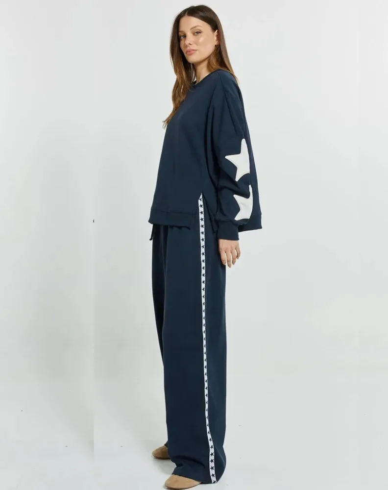 Saskia TrackPant - Navy sold by Freez product image thumbnail 2