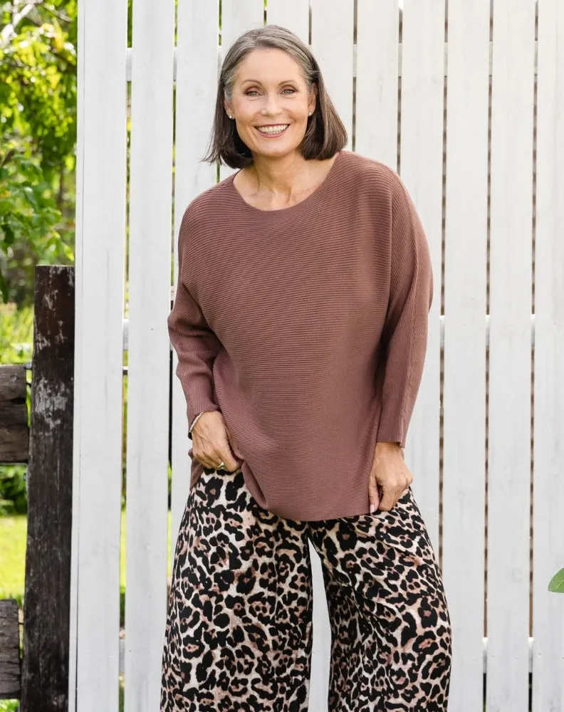 Boat Neck Knit - Nutmeg sold by Freez product image thumbnail 3