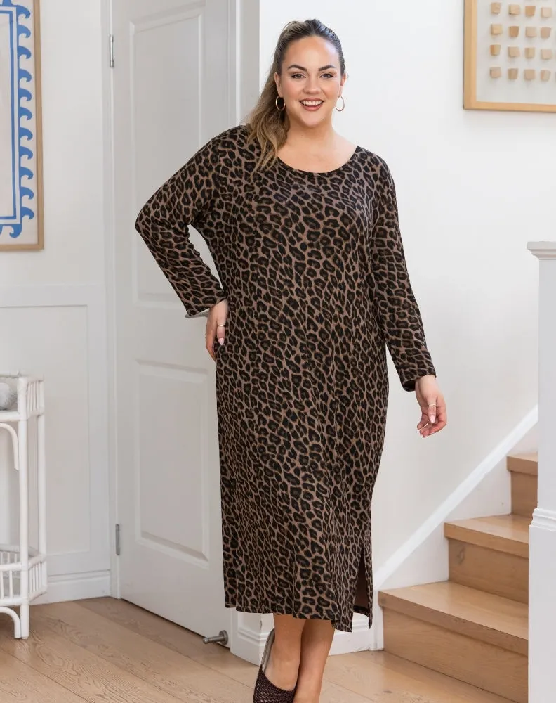 Harlow Dress - Leopard sold by Freez product image thumbnail 2