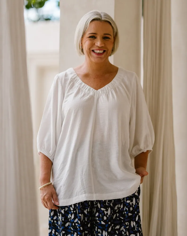 Lucy Top - White sold by Freez product image thumbnail 2