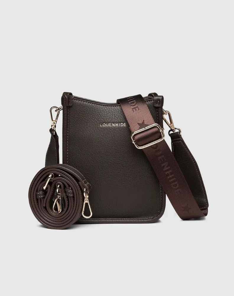 Parker Phone Crossbody Bag - Chocolate sold by Freez product image thumbnail 5