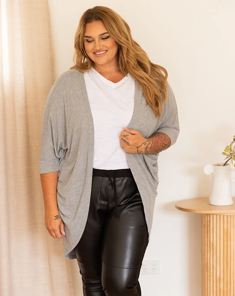 Festival Shrug -Light Grey sold by Freez product image thumbnail 2