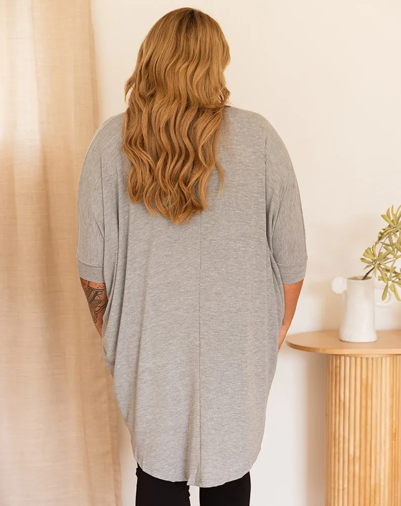 Festival Shrug -Light Grey sold by Freez product image thumbnail 3