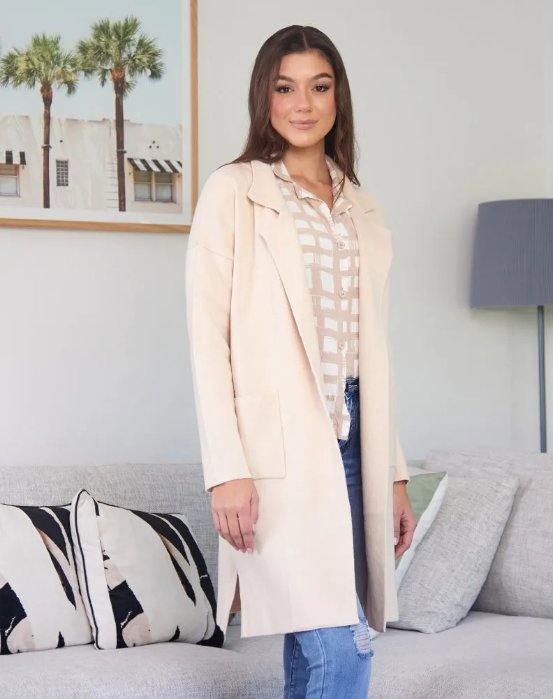 Coatigan - Beige sold by Freez product image thumbnail 5