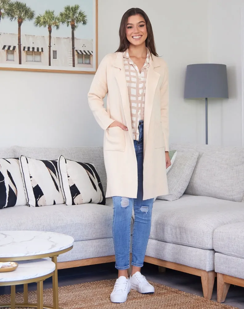 Coatigan - Beige sold by Freez product image thumbnail 2