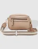 Jacinta Metallic Cross Body Bag - Stone sold by Freez