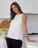 Taylor Tank - White sold by Freez
