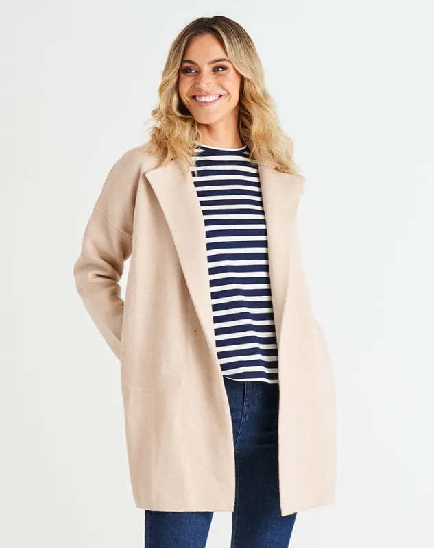 Bristol Coatigan - Natural sold by Freez