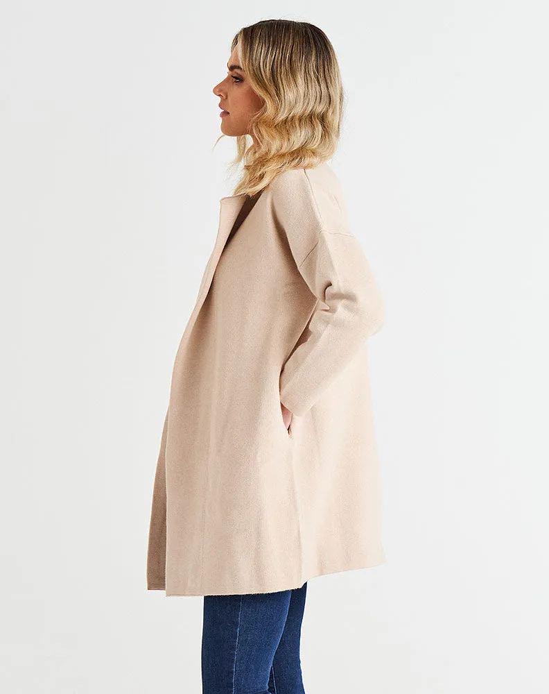 Bristol Coatigan - Natural sold by Freez product image thumbnail 2