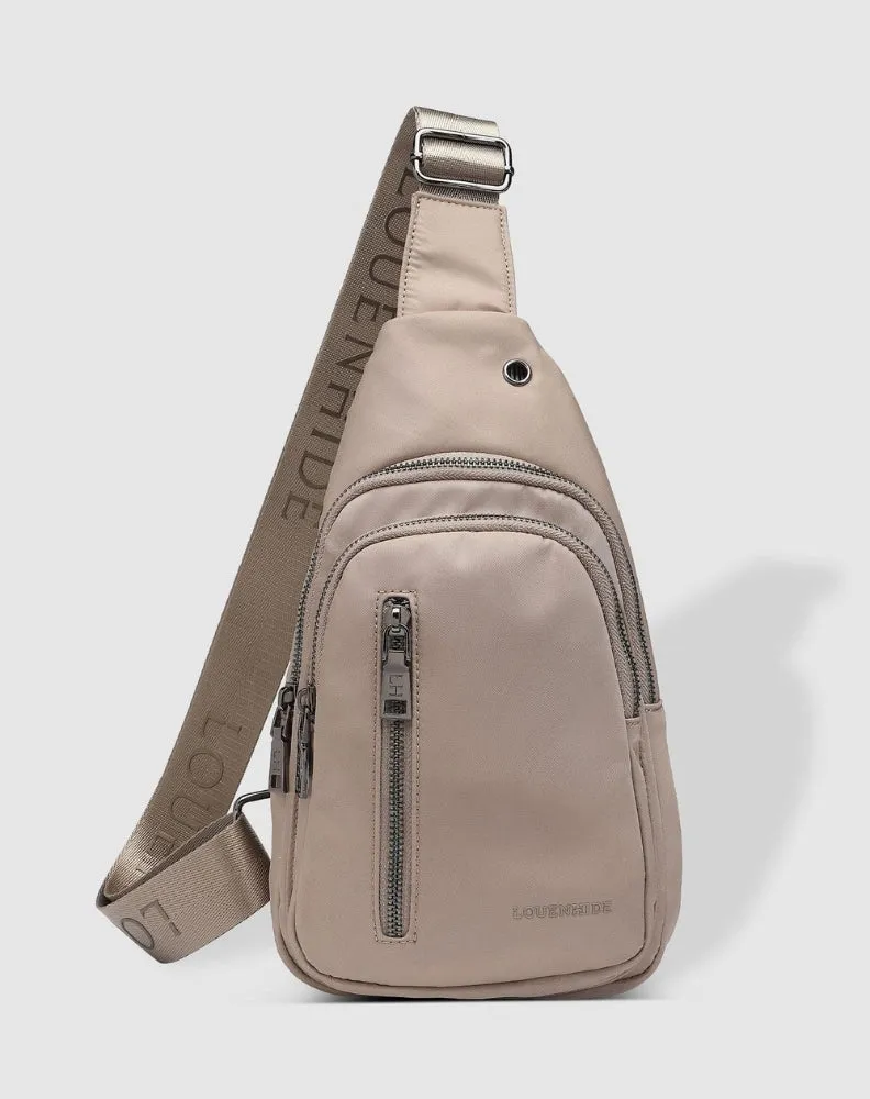 Boyd Nylon Sling Bag - Beige sold by Freez