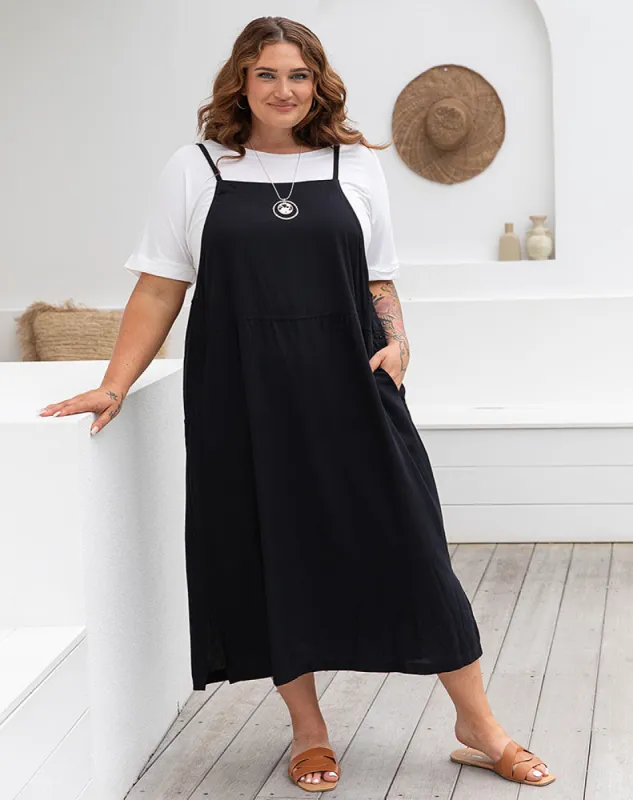 Apron Dress - Black sold by Freez