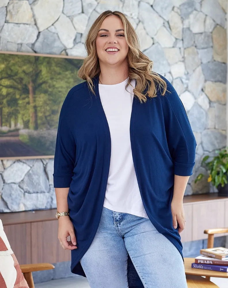 Festival Shrug -Navy sold by Freez product image thumbnail 3