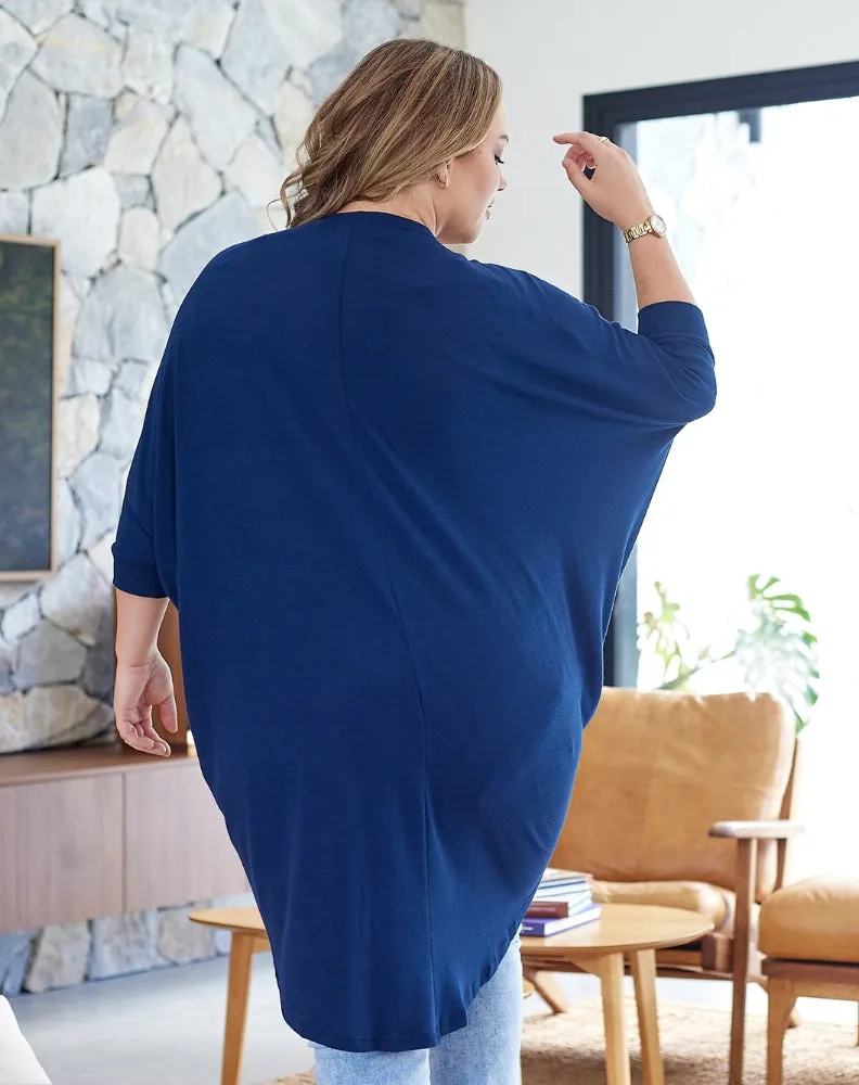 Festival Shrug -Navy sold by Freez product image thumbnail 5