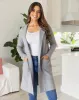 Chloe Knit Coatigan Grey sold by Freez