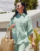 Alice Shirt - Green/White Stripes sold by Freez
