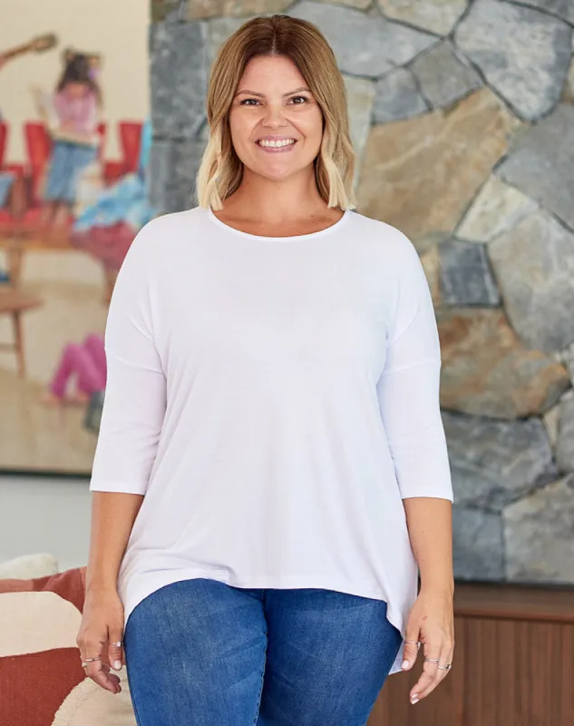 Spring Tee -White sold by Freez