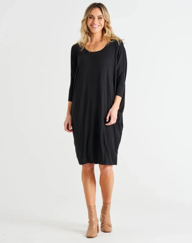 Lucia Dress - Black sold by Freez