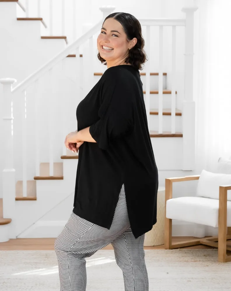 Knot Tee -Black sold by Freez product image thumbnail 4