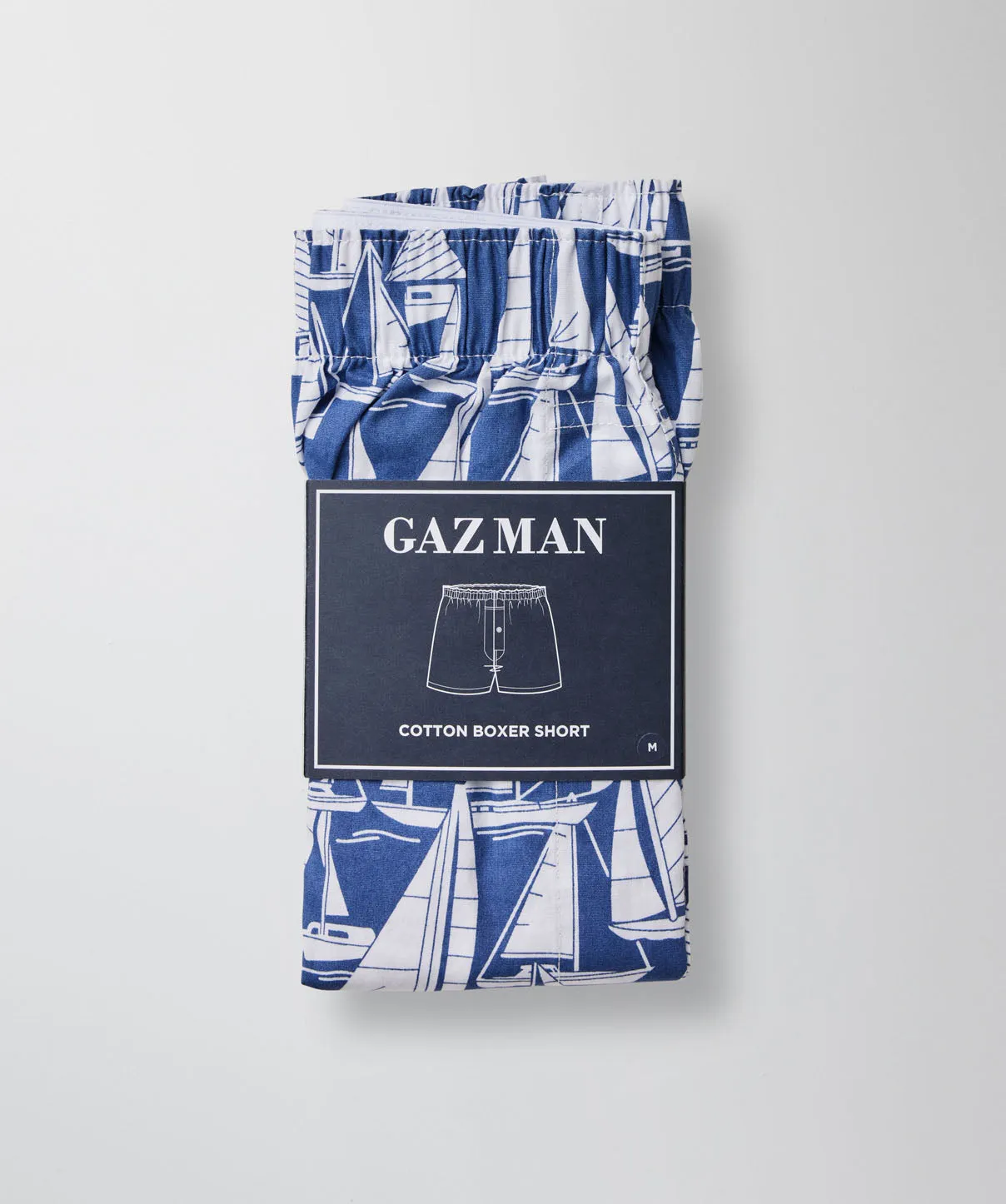 Sail Print Boxers - Denim sold by GAZMAN