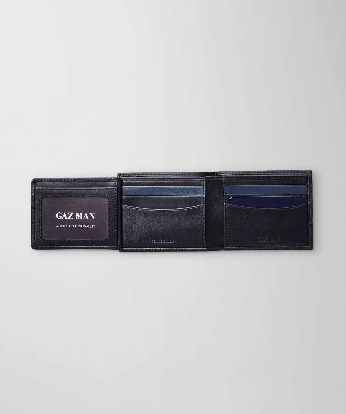 Trifold Leather Wallet - Black sold by GAZMAN product image thumbnail 5