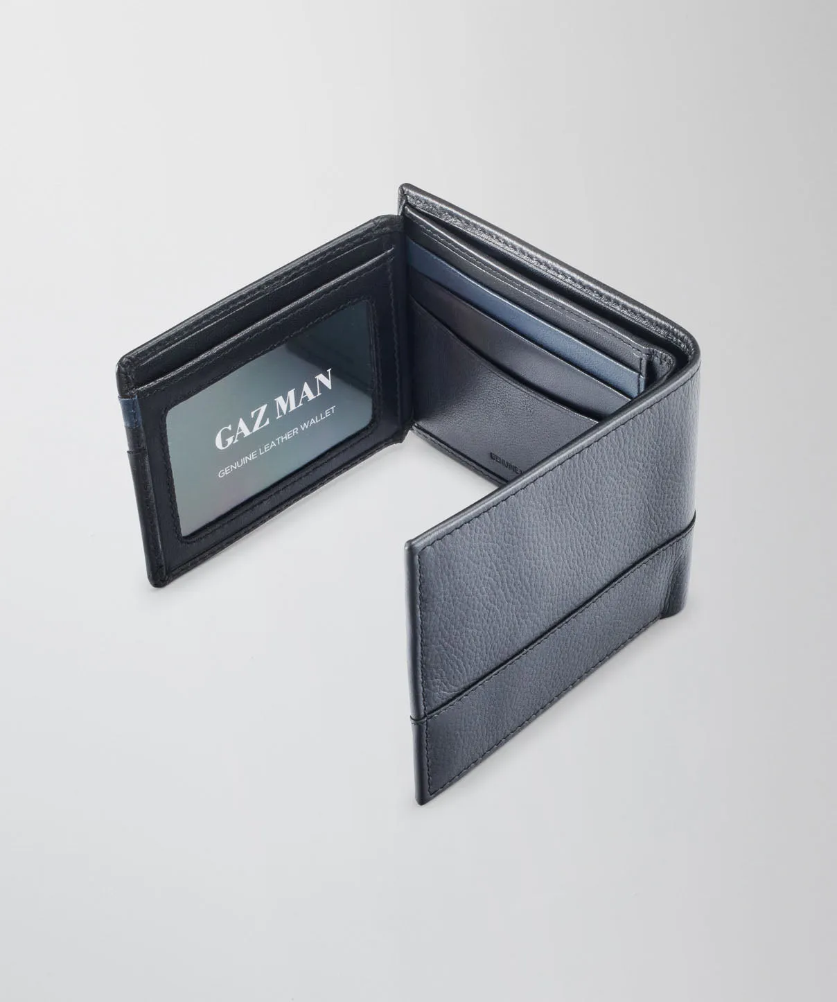 Trifold Leather Wallet - Black sold by GAZMAN product image thumbnail 4