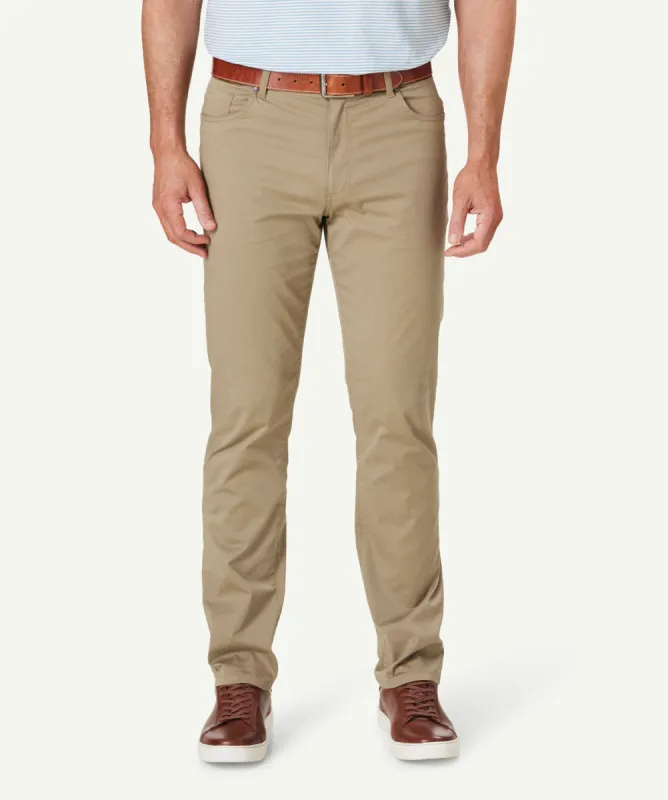 Feather Weight Five Pocket Pants - Beach sold by GAZMAN