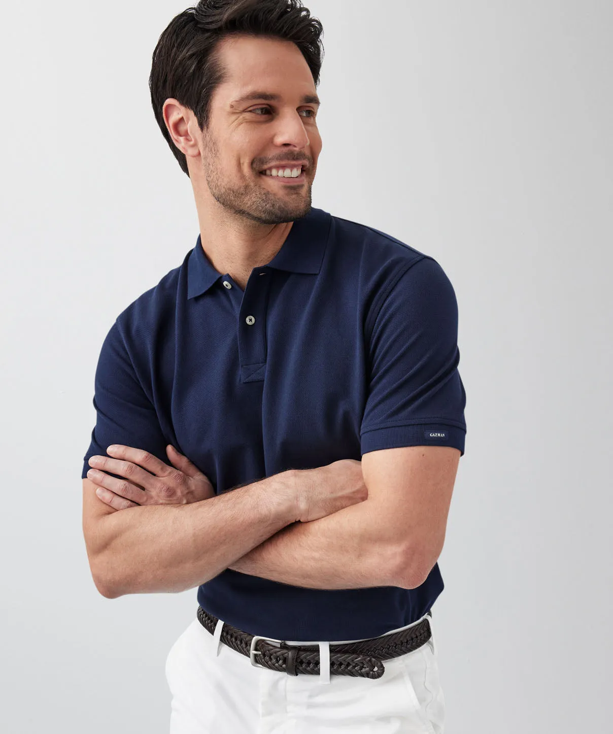 Classic Pique Polo - Navy sold by GAZMAN product image thumbnail 3