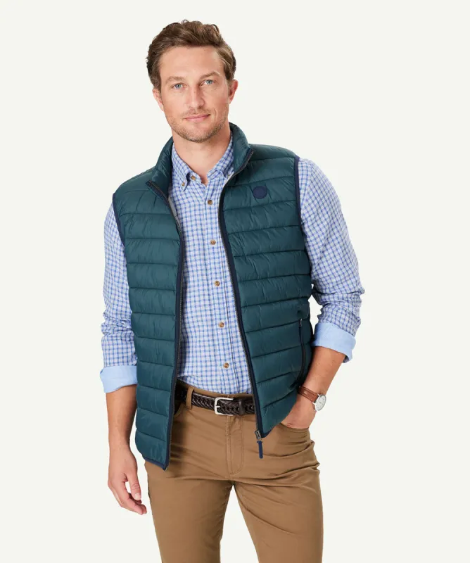 Lightweight Puffer Vest - Forest sold by GAZMAN