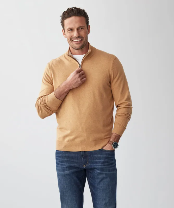 High Flex Half Zip Knit - Tobacco sold by GAZMAN