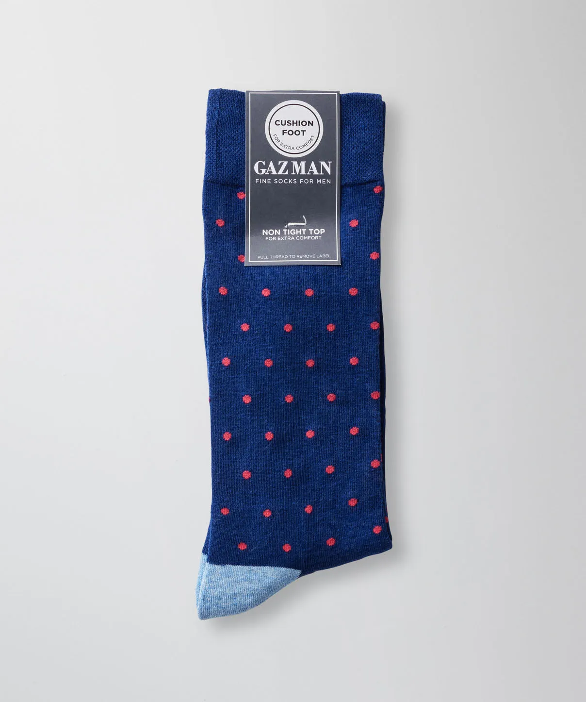 Non Tight Cushion Dot Sock - Blue sold by GAZMAN product image thumbnail 2