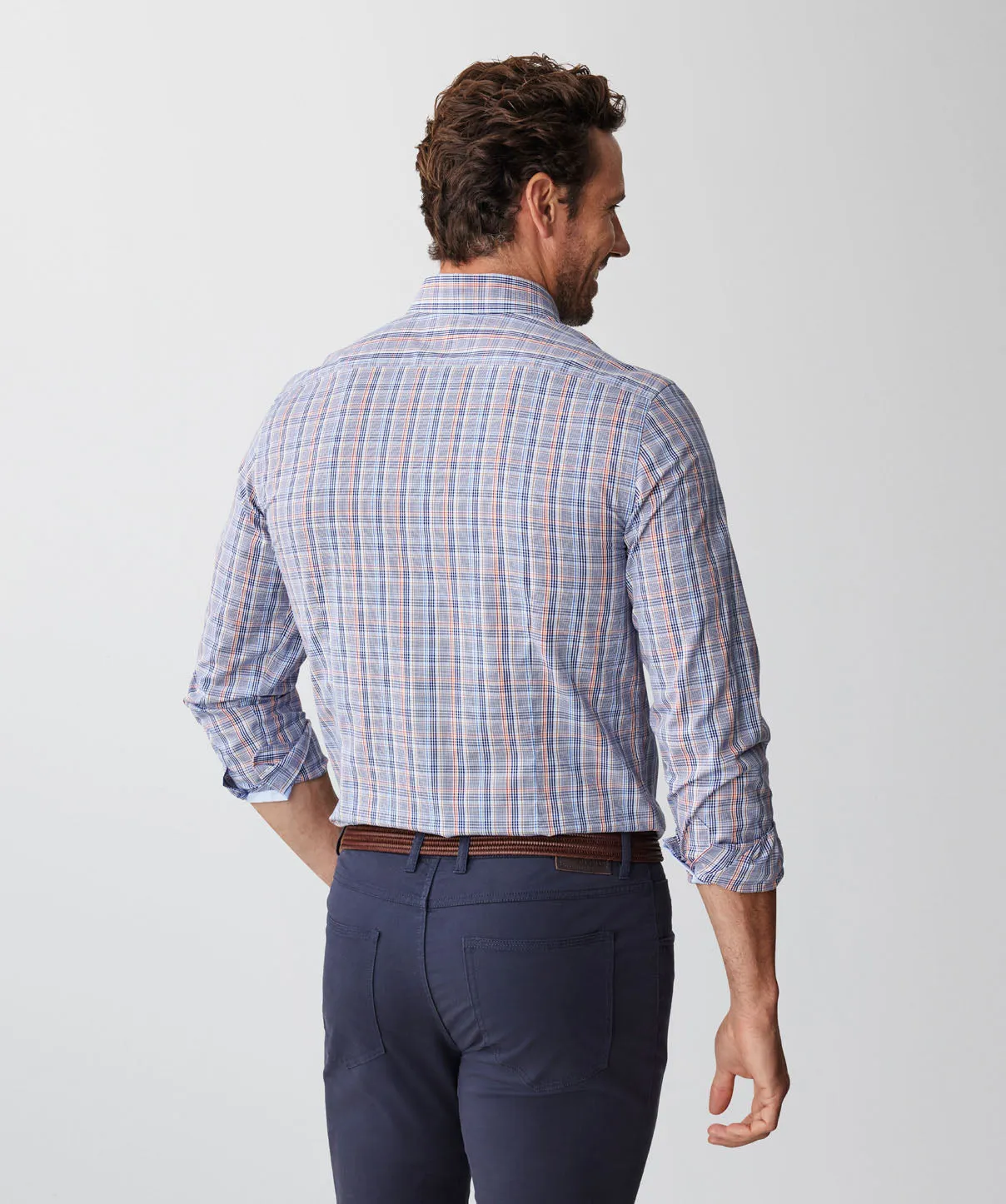 Tailored Easy Care Multi Check Long Sleeve Shirt - Multi Check sold by GAZMAN product image thumbnail 4