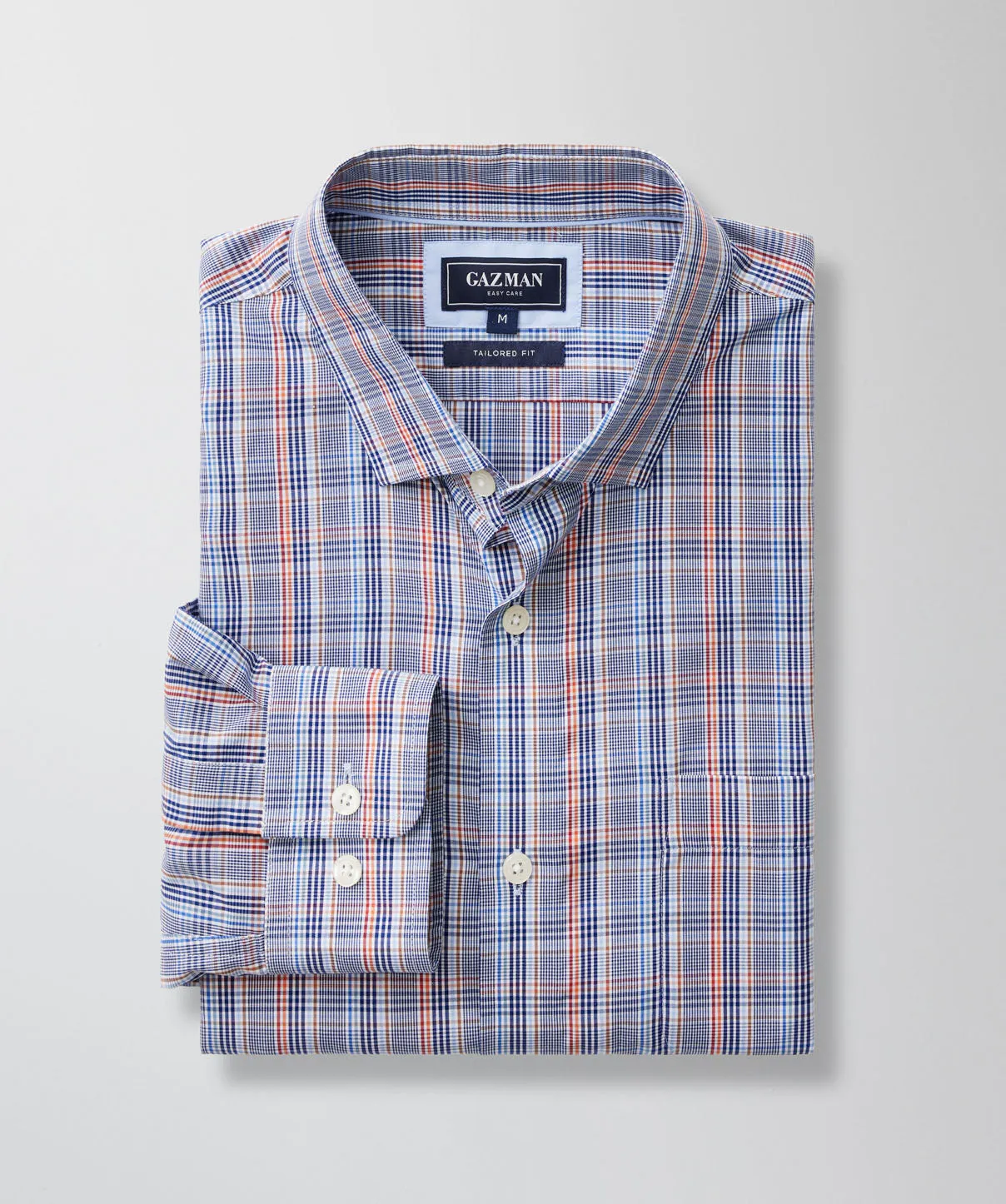 Tailored Easy Care Multi Check Long Sleeve Shirt - Multi Check sold by GAZMAN product image thumbnail 2