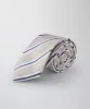 Silk Textured Stripe Tie - Natural sold by GAZMAN