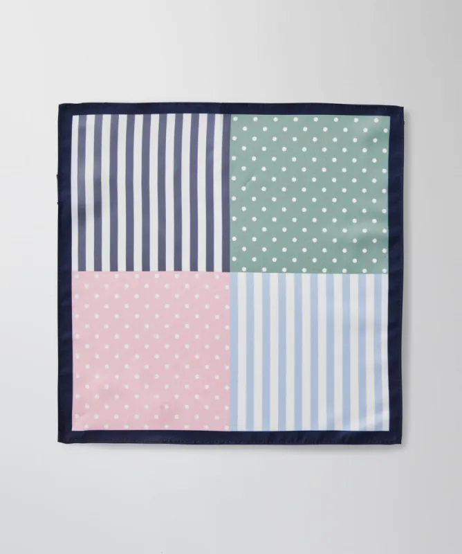 Quarter Design Pocket Square - Multi sold by GAZMAN