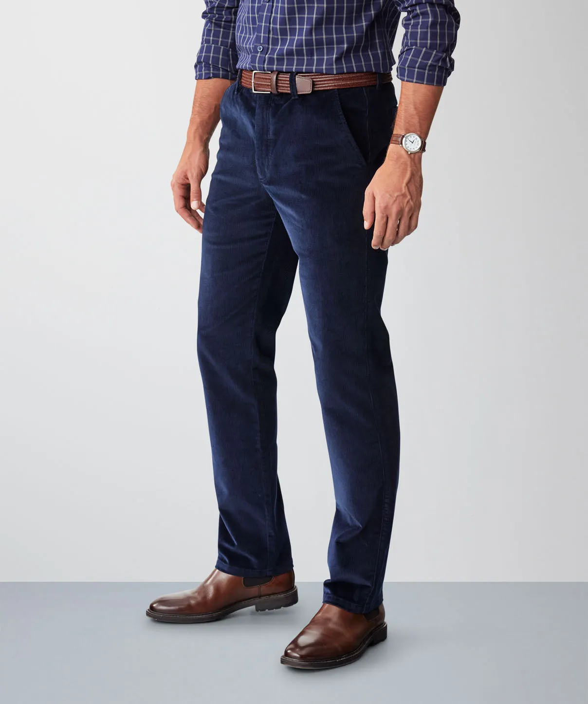 Stretch Corduroy Pant - Navy sold by GAZMAN product image thumbnail 5