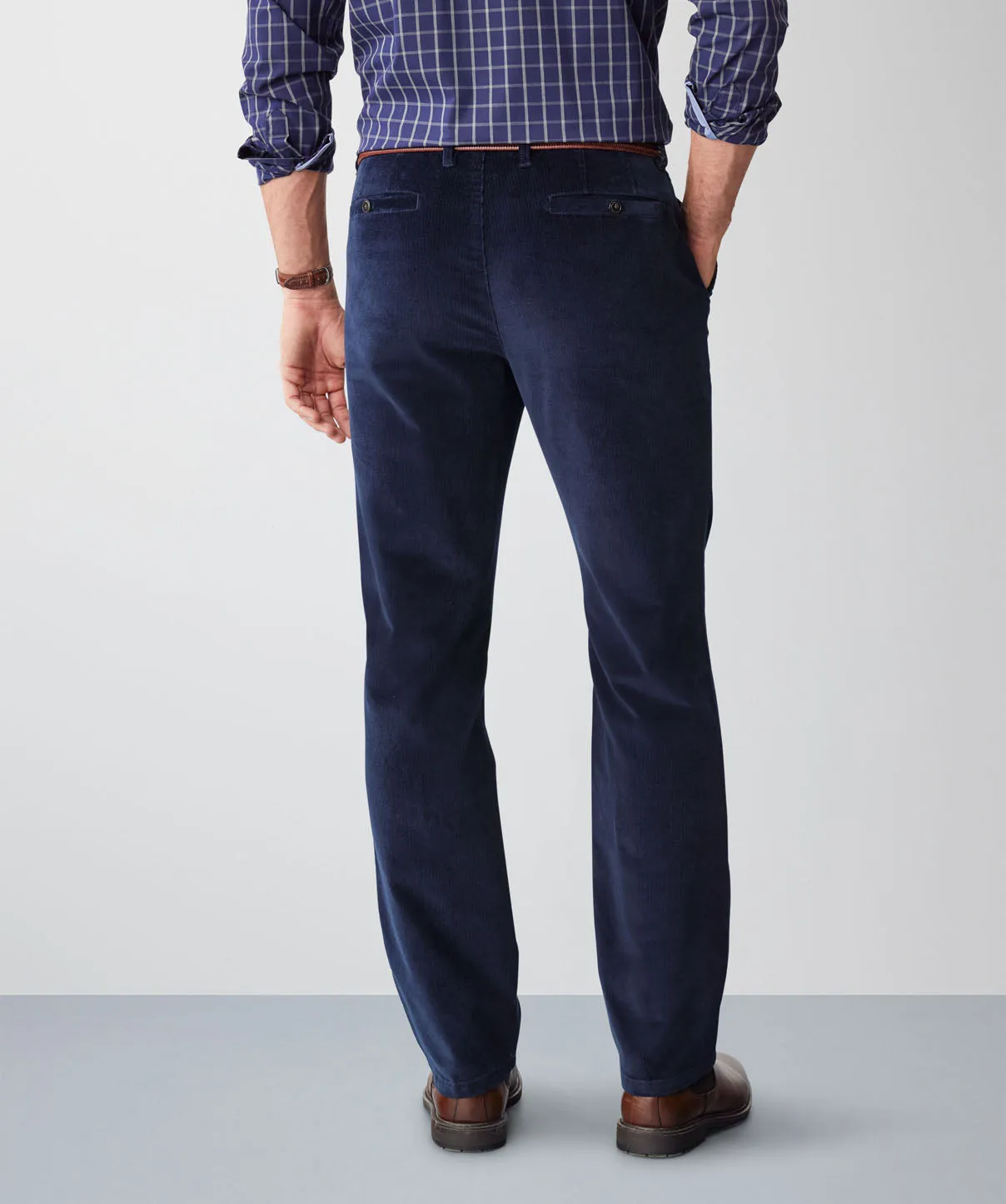 Stretch Corduroy Pant - Navy sold by GAZMAN product image thumbnail 3