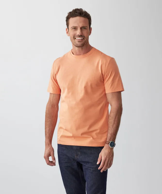 Basic Crew T-shirt - Apricot sold by GAZMAN