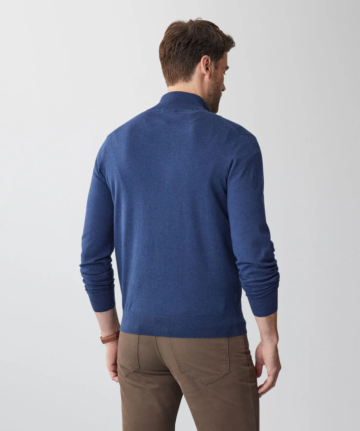 High Flex Half Zip Knit - Denim sold by GAZMAN product image thumbnail 4