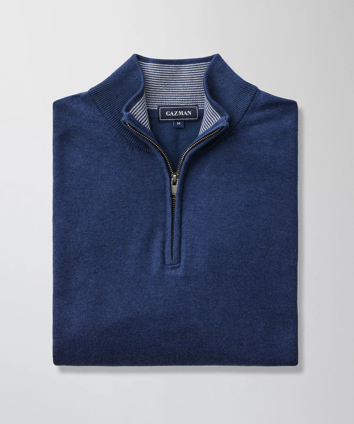 High Flex Half Zip Knit - Denim sold by GAZMAN product image thumbnail 2
