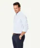 Casual Geo Print Long Sleeve Shirt - Pale Blue sold by GAZMAN