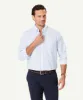 Casual Geo Print Long Sleeve Shirt - Pale Blue sold by GAZMAN
