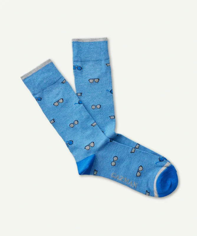 Non Tight Sunnies Sock - Blue sold by GAZMAN