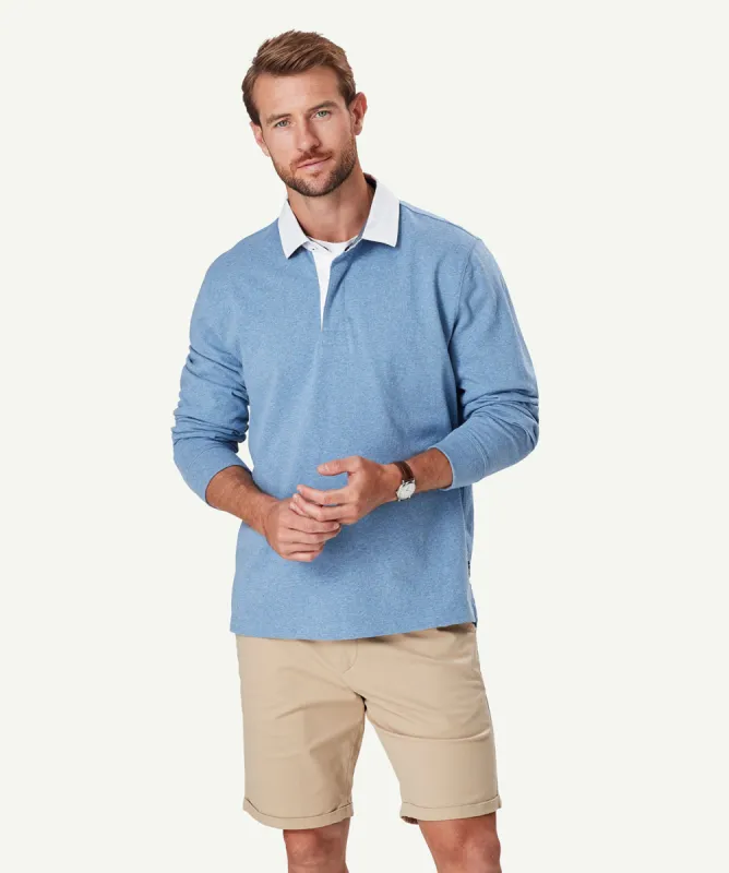 Plain Rugby Jumper - Slate sold by GAZMAN