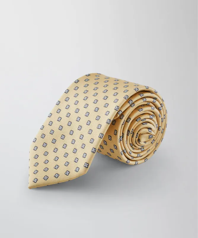 Silk Mini Geo Tie - Yellow sold by GAZMAN