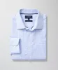 Tailored Non Iron Twill Check Long Sleeve Shirt - Blue sold by GAZMAN