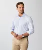 Tailored Non Iron Twill Check Long Sleeve Shirt - Blue sold by GAZMAN