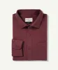 Authentic Twill Long Sleeve Shirt - Wine sold by GAZMAN