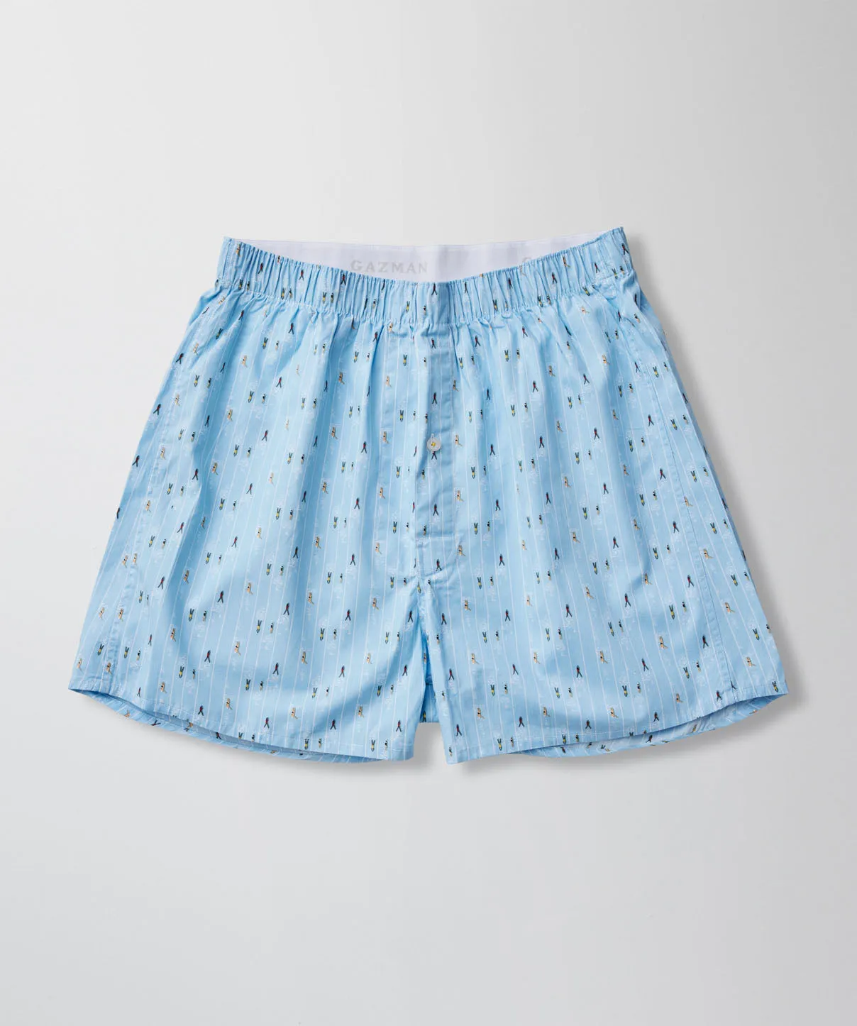 Fastlane Print Boxers - Light Blue sold by GAZMAN product image thumbnail 2